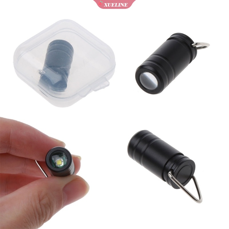 Đèn Pin Mini Siêu Sáng Chống Thấm Nước Có Móc Khóa Tiện Dụng