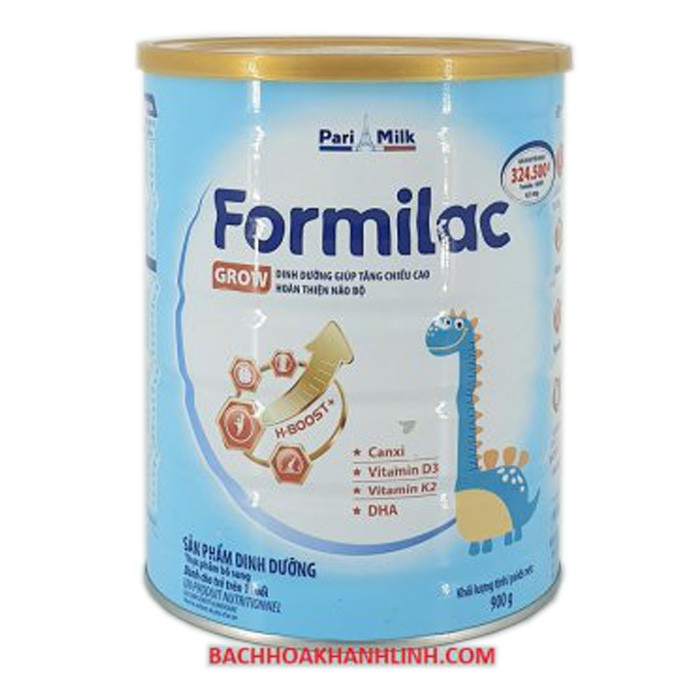 Sữa Bột FORMILAC Grow tăng chiều cao Lon 900Gr