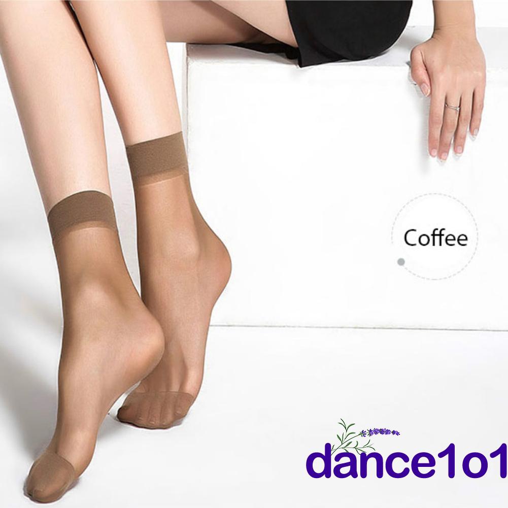 Set 10 đôi vớ xuyên thấu co dãn thời trang cho nữ