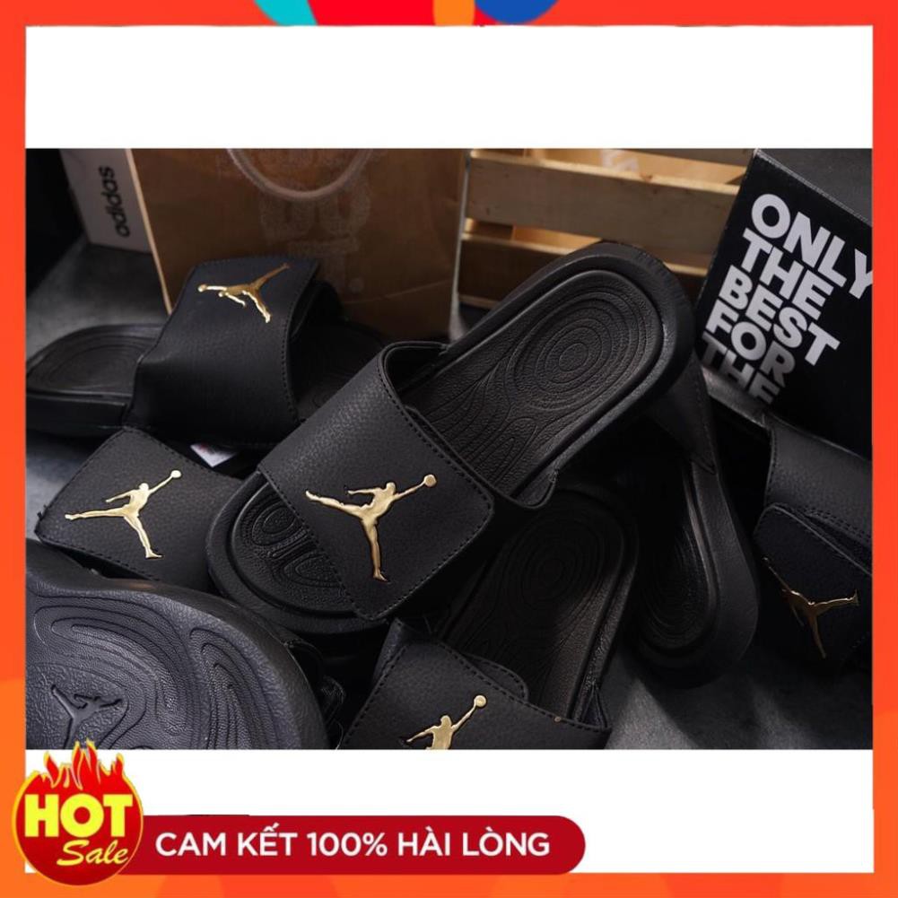 [Khuyến Mãi Sốc] Full Box - Dép Quai Ngang Thể thao Jordan Đen