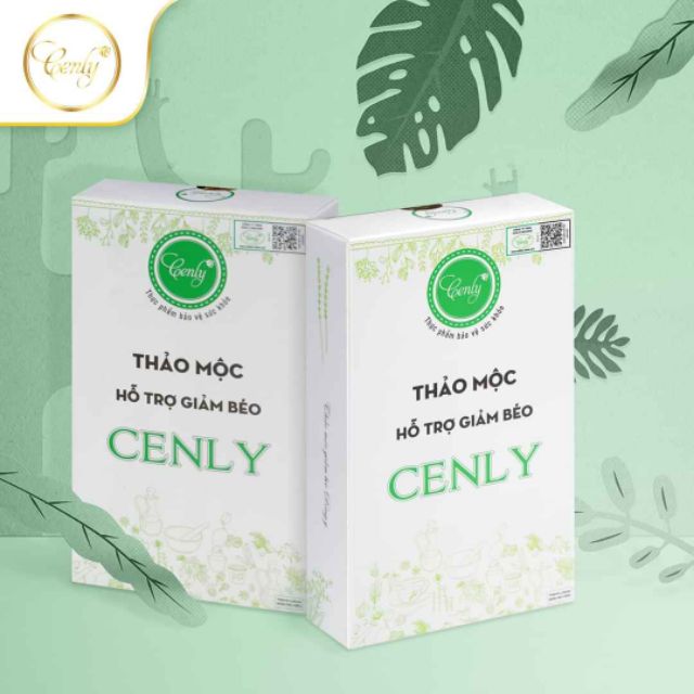 [10 NGÀY GIẢM 3KG]Thảo dược hỗ trợ giảm béo CENLY - Hàng chính hãng 100% tặng kèm son kem cenly beauty