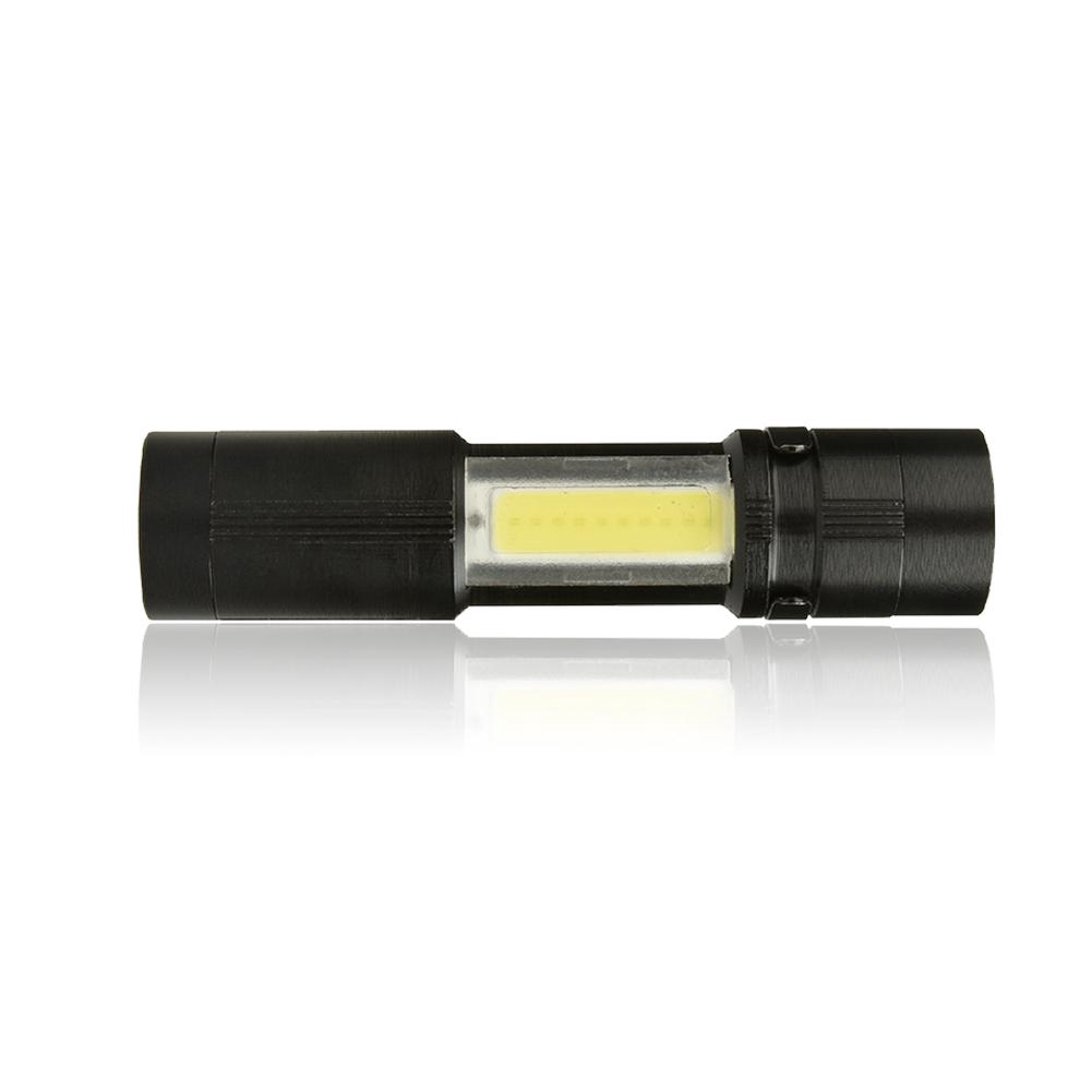 COB Flashlight Mini LED Light AAA Lamp Camping Light Waterproof 4 Modes
