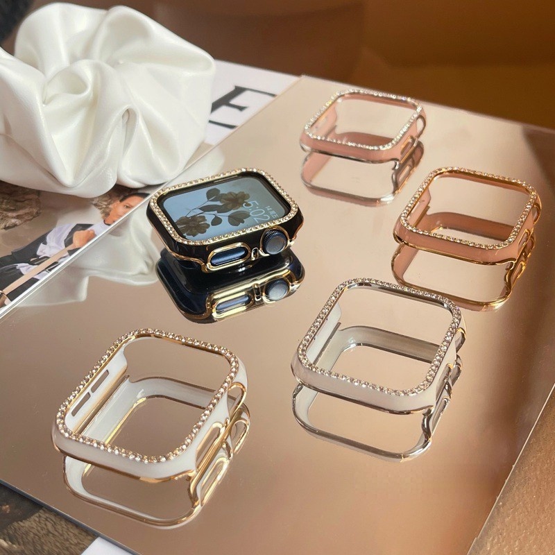Ốp bảo vệ mặt đồng hồ bằng PC thích hợp cho APPLE WATCH 7/6/5/4/3/2/SE 38 40 41 42 44 45mm