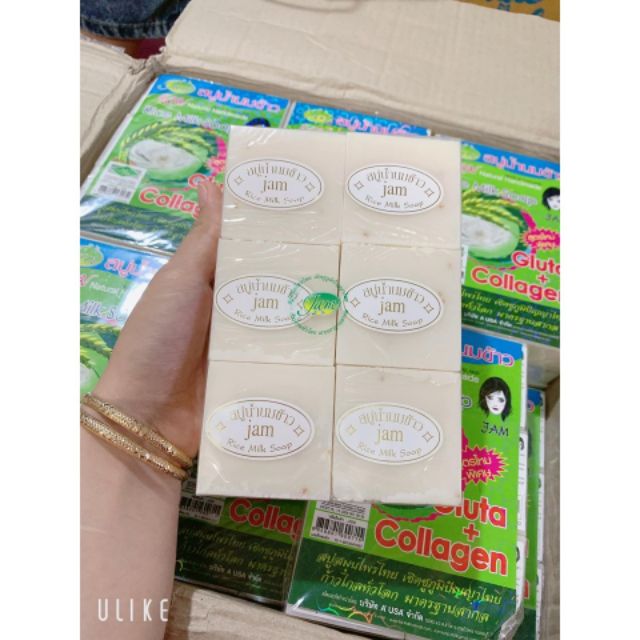 XÀ PHÒNG CÁM GẠO THÁI LAN JAM RICE MILK SOAP