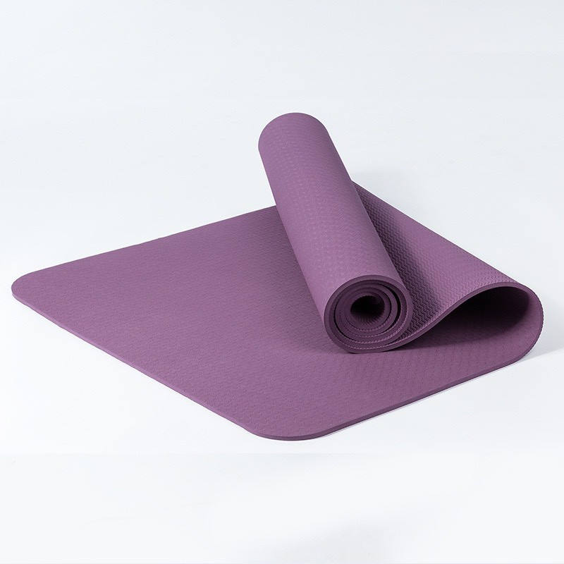 Thảm tập Yoga chống trượt Thảm tập Gym tại nhà chất liệu TPE 2 lớp chống trơn tuyệt đối
