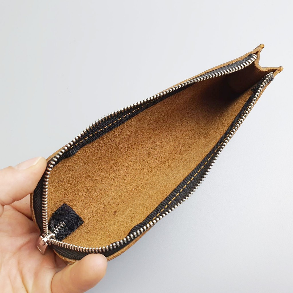 Túi đựng bút da bò thật ZN09VB   - 100% da bò thật, BH 3 năm