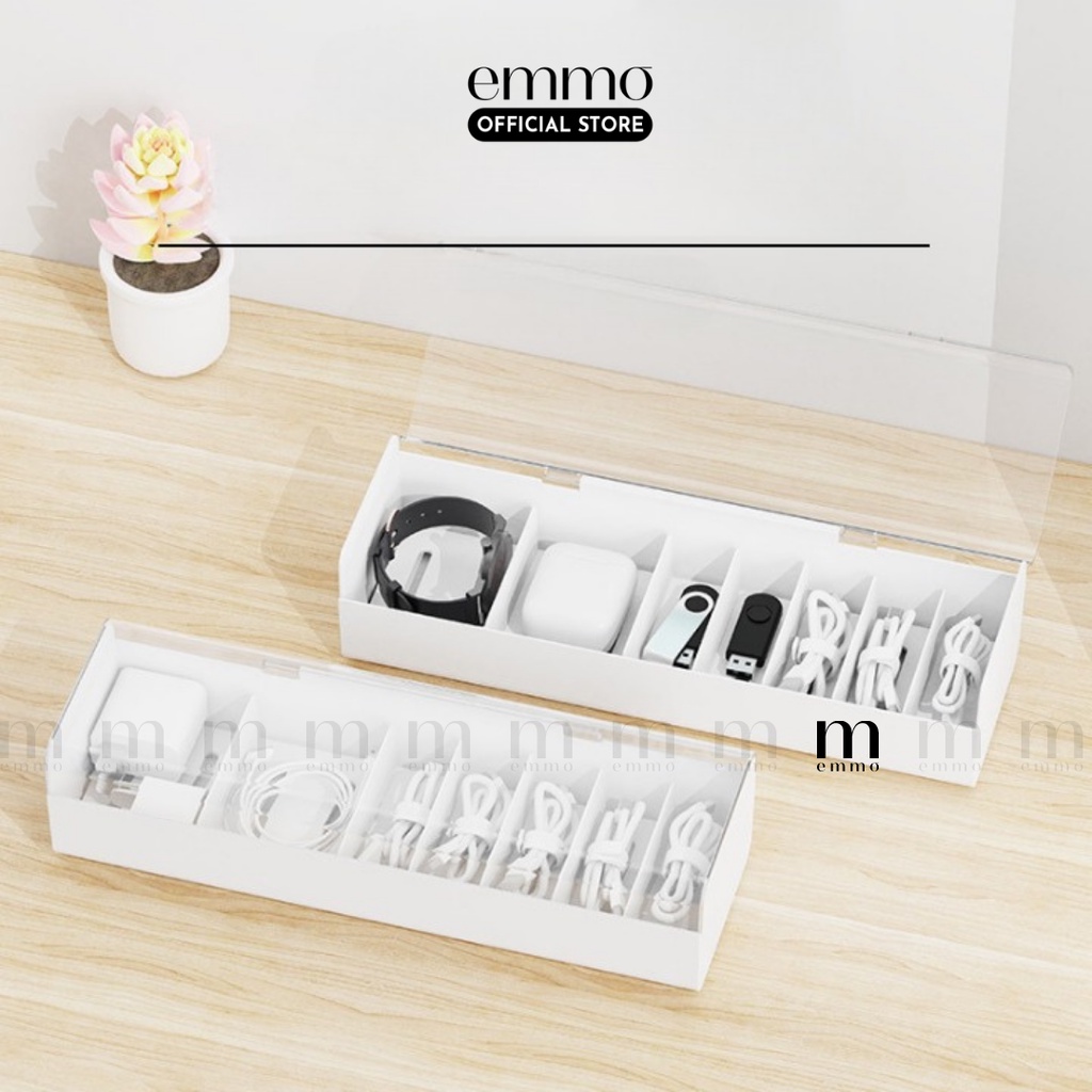 HỘP ĐỰNG DÂY CÁP SẠC CHỐNG BỤI EMMO - ESSENTIAL