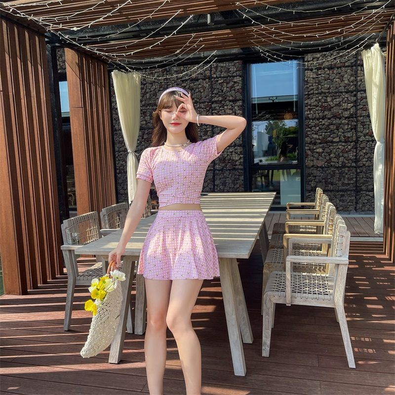 Bộ Đồ Bơi Phong Cách Mori Đơn Giản Che Phủ Chống Chói Dành Cho Nữ Sinh