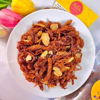 Khô heo cháy tỏi DUNI 100gr loại ngon đậm vị sợi to