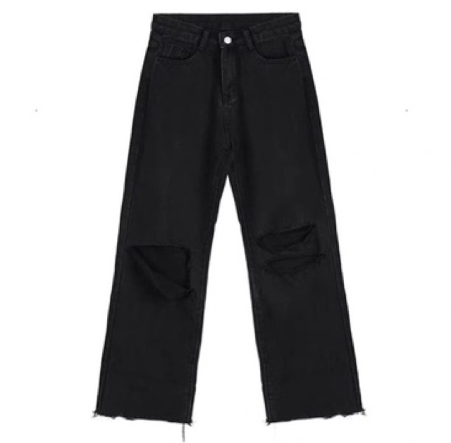 Quần Jean Rách Gối Col Unisex