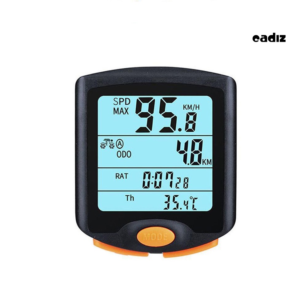 Đồng Hồ Đo Tốc Độ Xe Đạp Có Màn Hình Lcd Hiển Thị