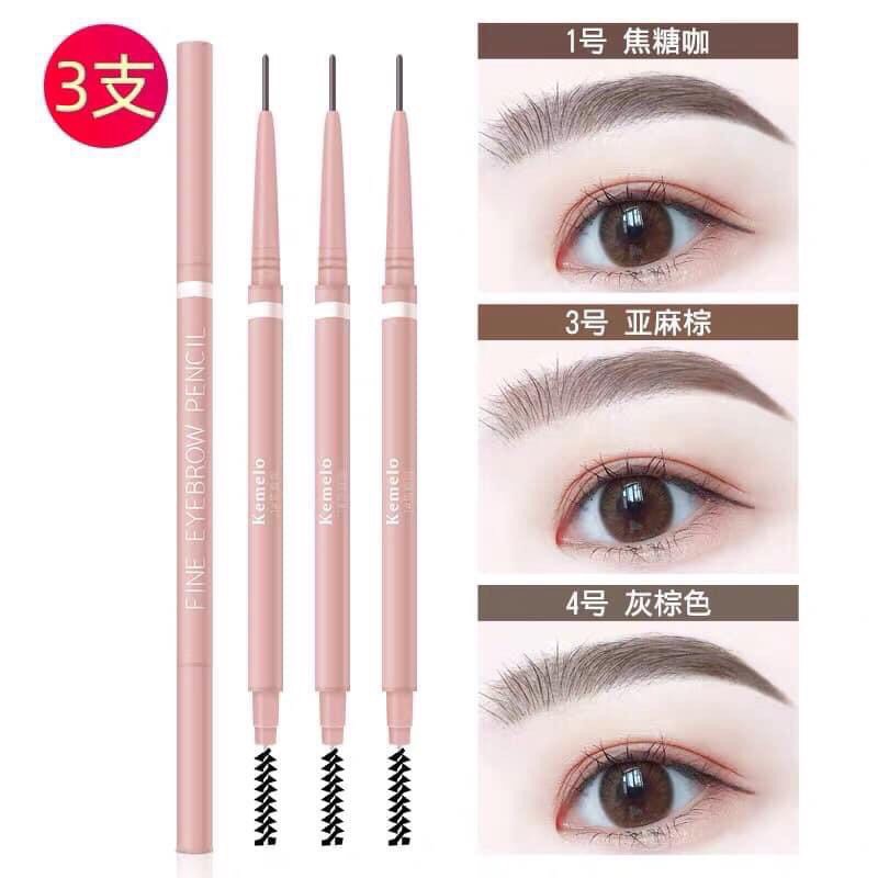 Chì kẻ mày 2 đầu KEMELO