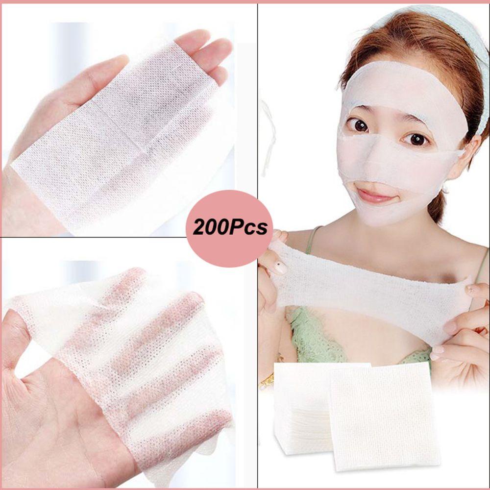Bông Tẩy Trang Cotton Hai Mặt Chăm Sóc Da Sử Dụng Một Lần
