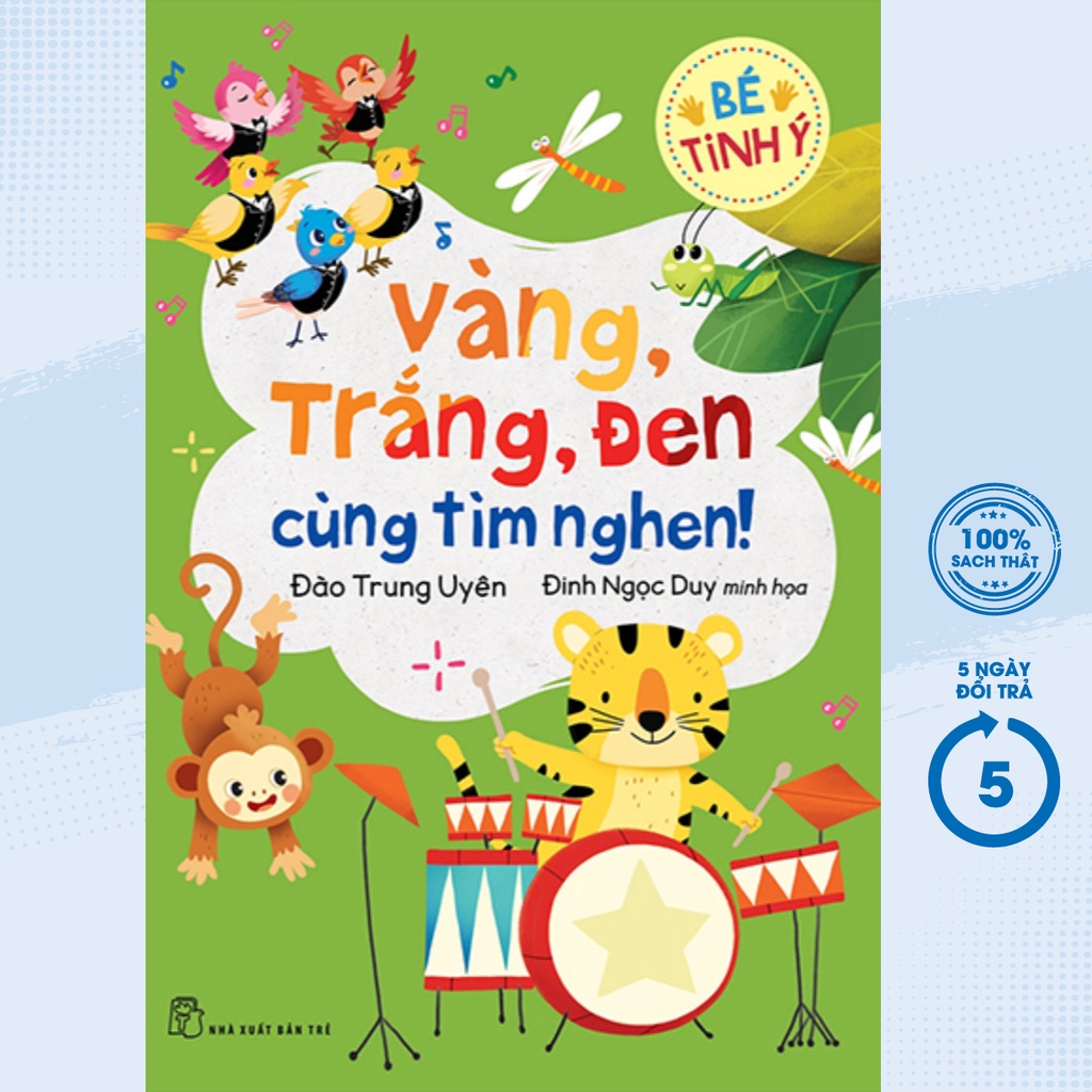 Sách - Bé Tinh Ý - Vàng, Trắng, Đen - Cùng Tìm Nghen! - TRẺ