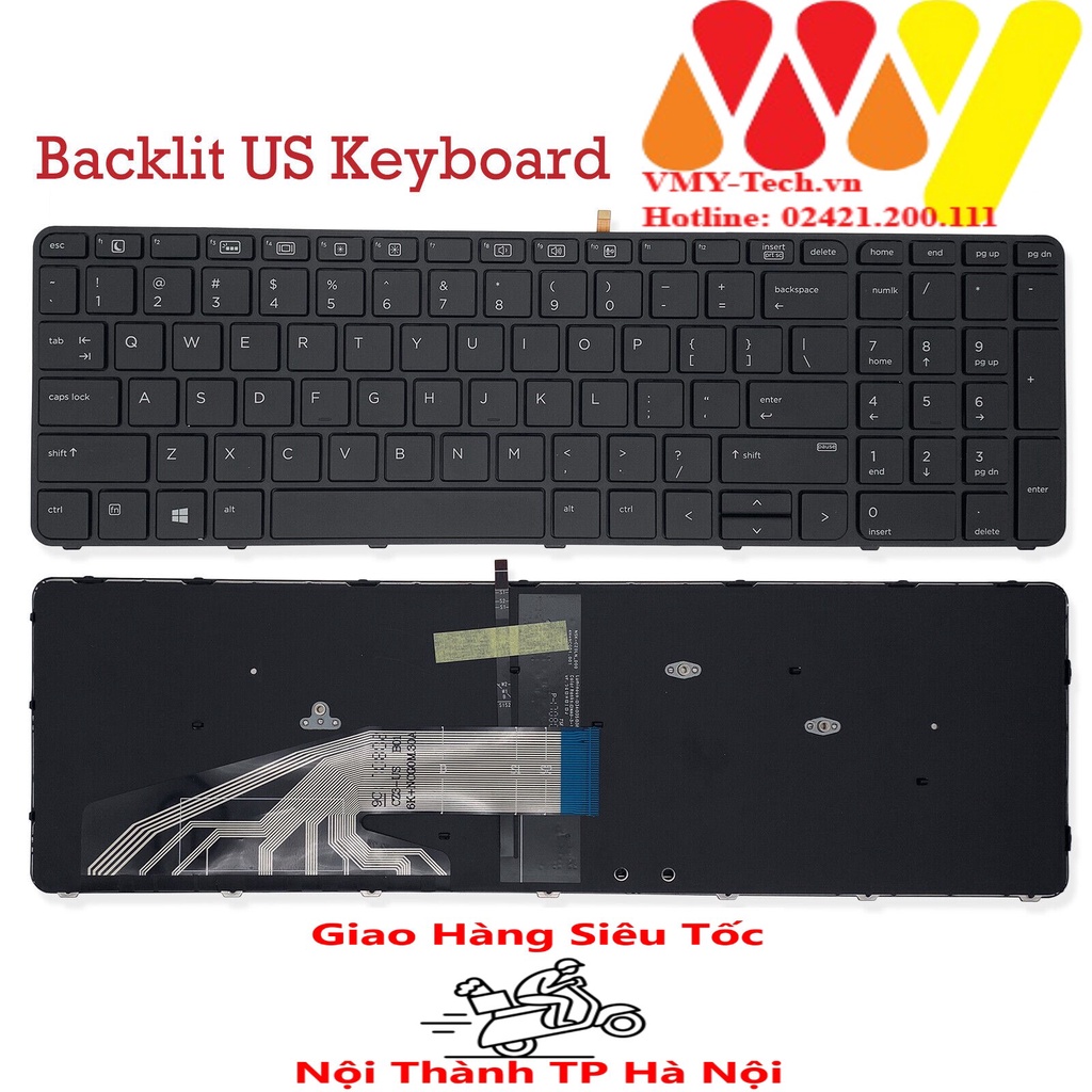 Bàn Phím Laptop HP 450 G3 455 G3 470 G3 450-G3 455-G3 470-G3 450-g4 455-g4 470-G4