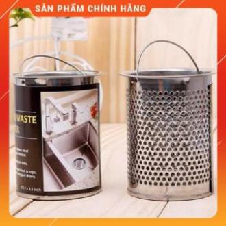 (FREESHIP) Lọc rác chậu rửa chén loại dài8cm x đường kính 7,5cm, rổ lọc rác chậu rửa