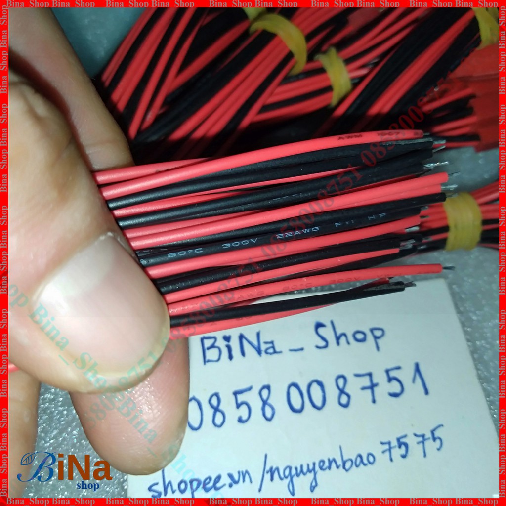 Cáp JST 2P dài 10/15cm đực cái (tự chọn)