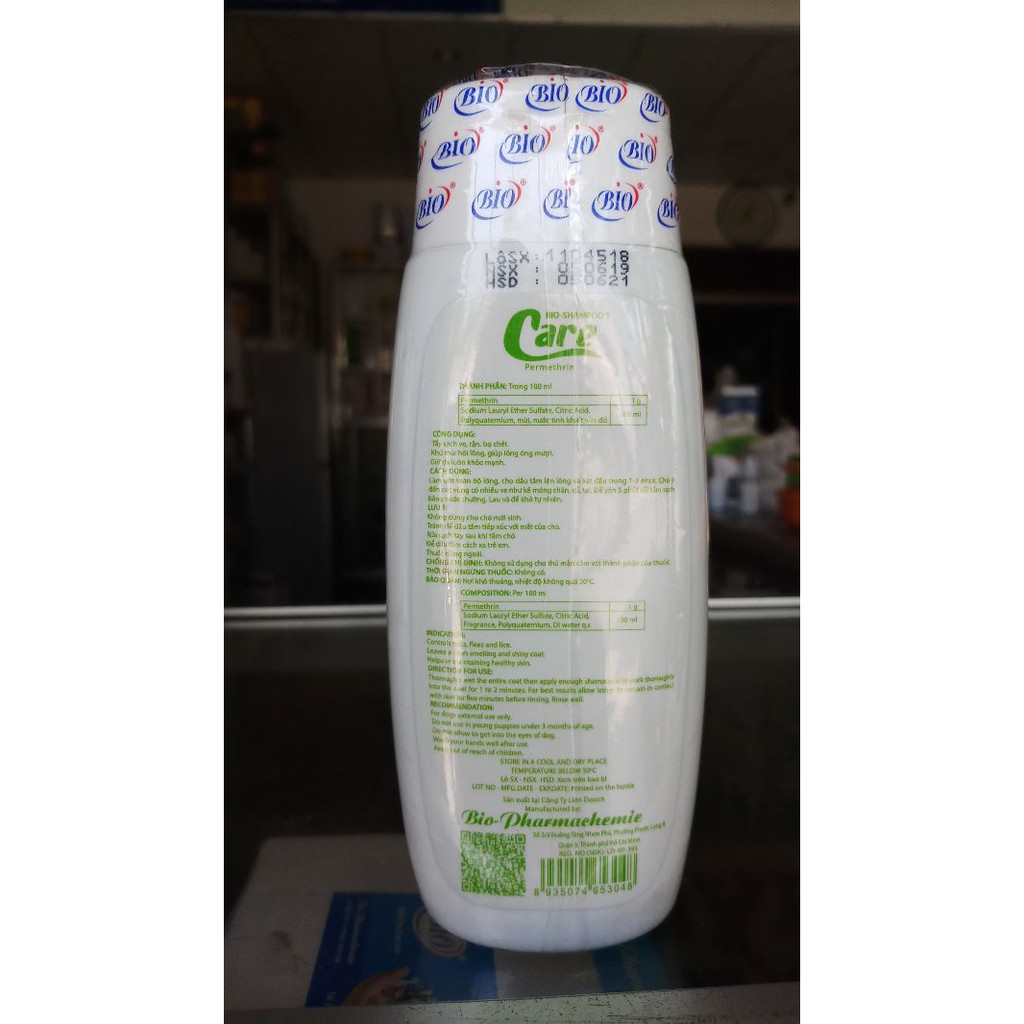 dầu tắm cho vật nuôi bio shampoo 1 care