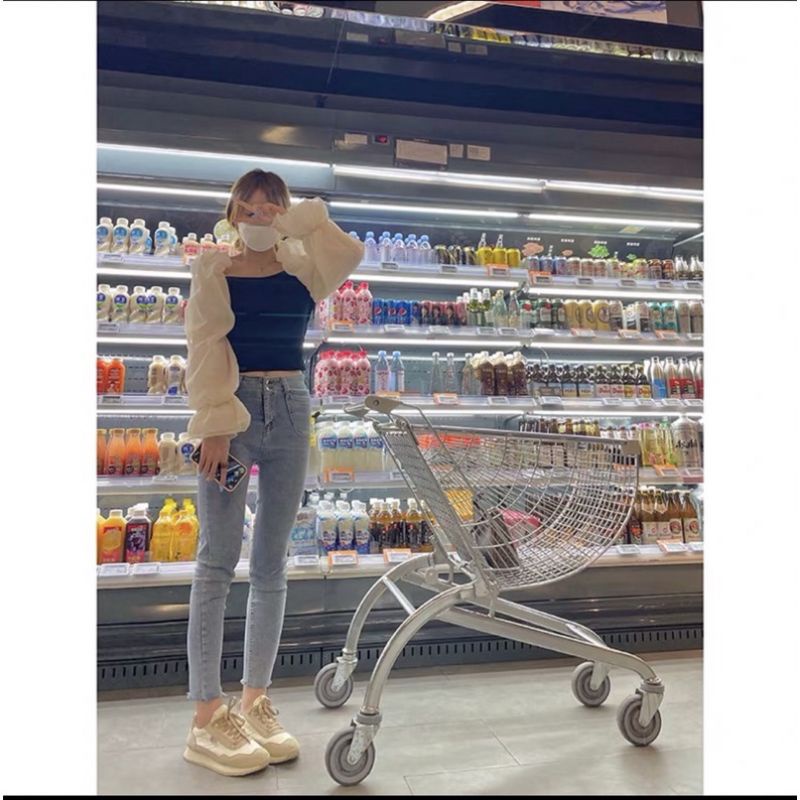 ÁO PHỐI VOAN TAY PHỒNG H5