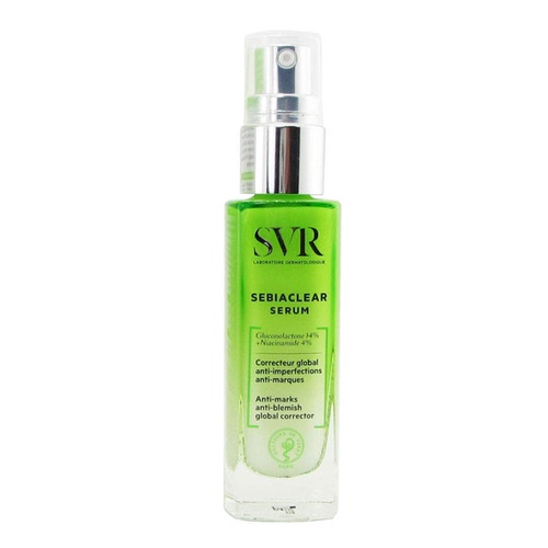 Tinh Chất Serum Giảm Mụn, Mờ Thâm SVR Sebiaclear 30ml Cam Kết Chính Hãng