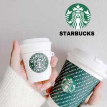 Case Airpods  Pro 3 TWS Inpods - Vỏ Bao Đựng Bảo Vệ Ốp Tai Nghe, Sillicone Dẻo Chống Bám Bẩn, Ly StarBucks
