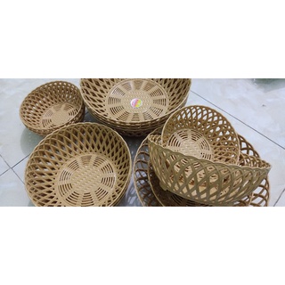 Set 5 rổ tròn mây size 3 cỡ lựa chọn hàng Cao cấp việt nhật