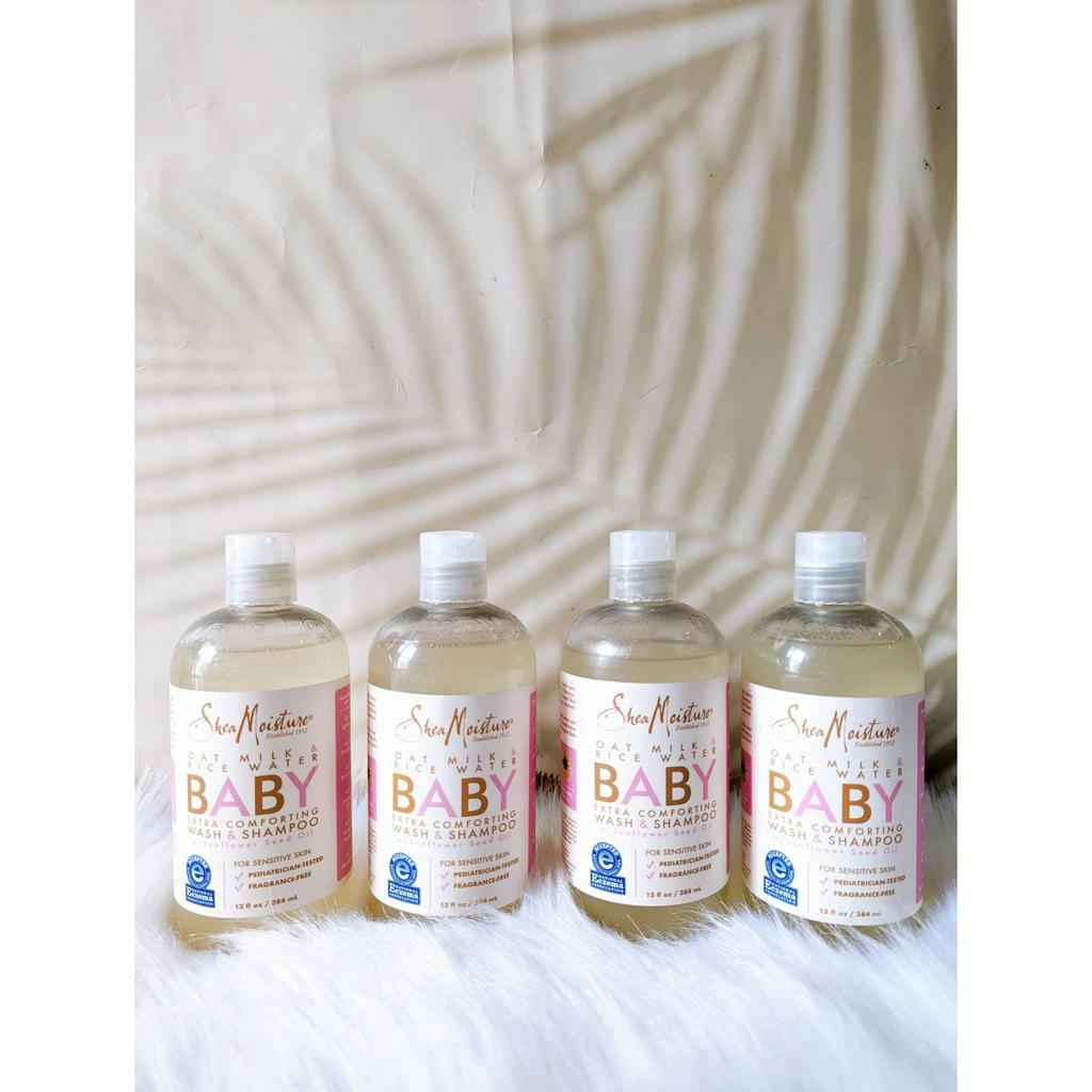 Sữa tắm gội 2 in 1 cho bé Shea Moisture Baby 384ml.