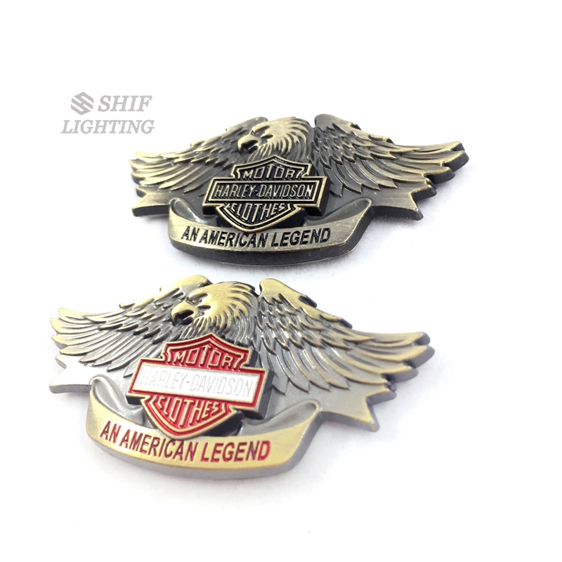 Miếng dán kim loại hình đại bàng cá tính dùng trang trí ô tô