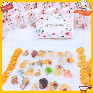 (CHUYÊN SỈ) Set Giảm Cân Detox (Full-VIP) Liệu Trình 30 Ngày (30 Gói), Tặng 1 Bình Thuỷ Tinh 500ml).