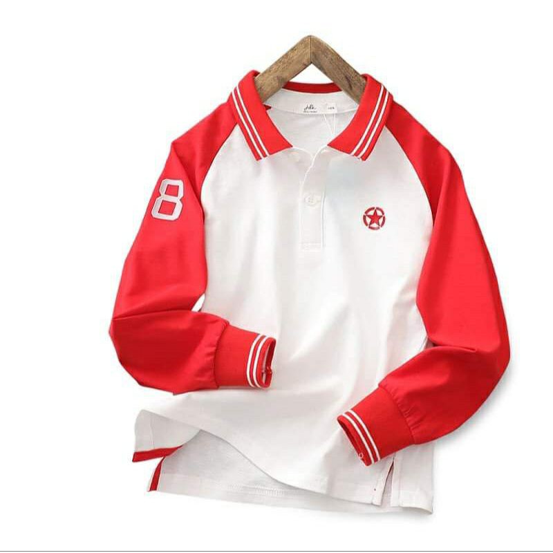 Áo polo cổ đức size đại cho bé trai tới 55kg