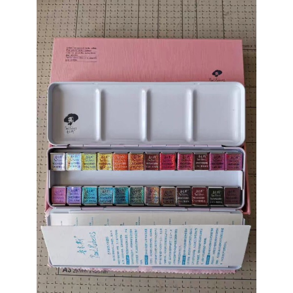 |ORDER| HỘP THIẾC MÀU NƯỚC PAUL RUBENS CƠ BẢN 12 / 24 / 48 MÀU