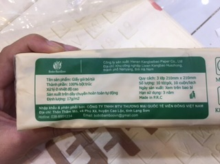 Khăn giấy bobo bamboo