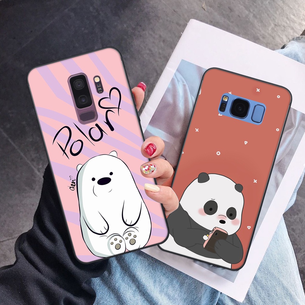 [SIÊU HOT] ỐP LƯNG SAMSUNG S8 - S8 PLUS - S9 - S9 PLUS IN HÌNH GẤU WE BARE BEARS