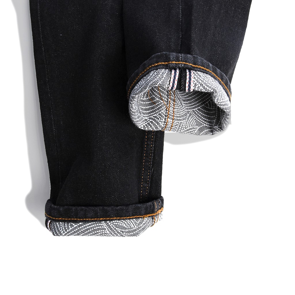 Quần jean nam in lai HEBOZ Indigo co giãn thoải mái 210342 | BigBuy360 - bigbuy360.vn