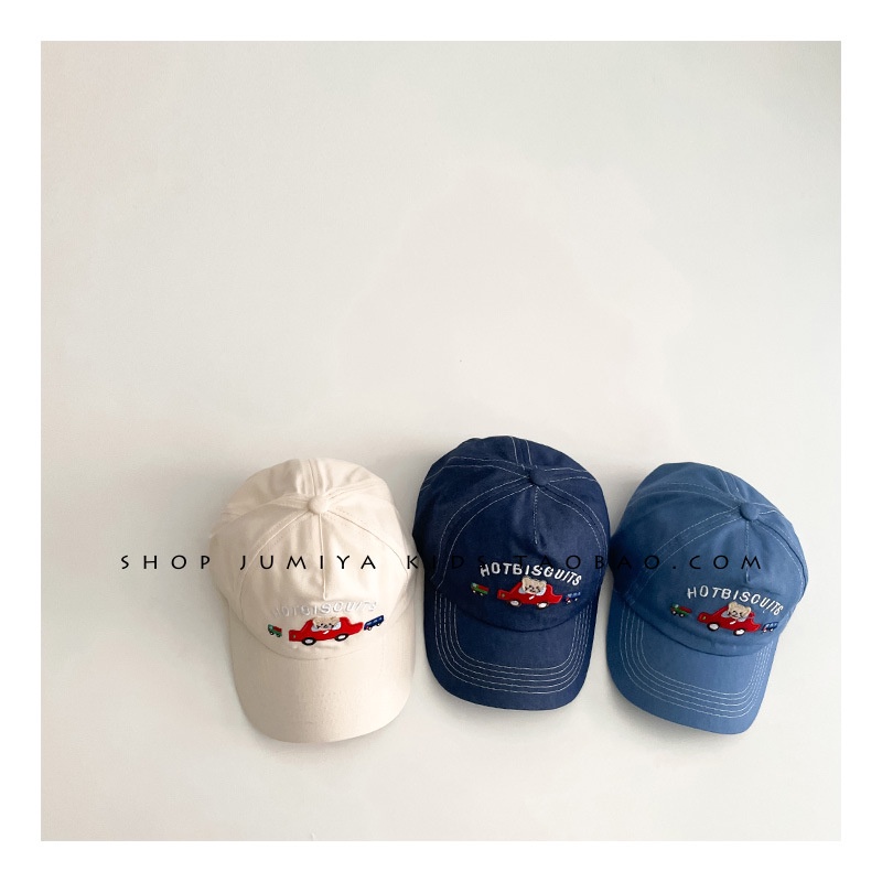 Mũ Lưỡi Trai Họa Tiết Thêu Phong Cách Mùa Hè Cá Tính Cho Bé Từ 1-3 Tuổi