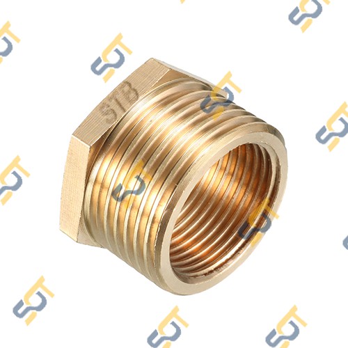 Cả rá - ren ngoài 3/4 (27), ren trong (tùy chọn) - (Brass pipe fitting reducer bush male to female) - Bằng đồng