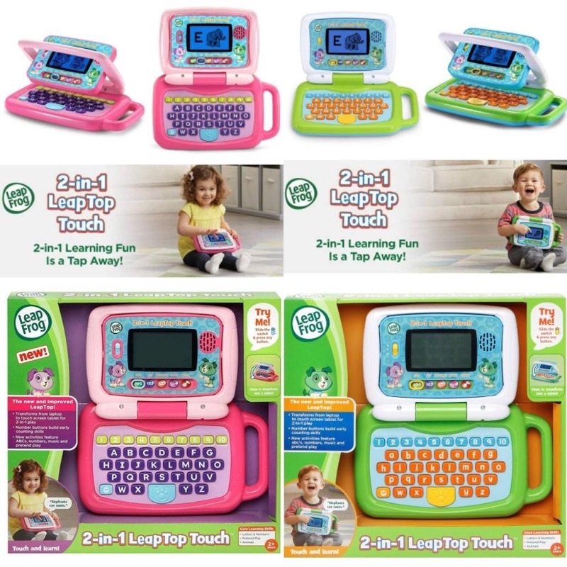Laptop đồ chơi LeapFrog 2-in-1 [Hang Mỹ]