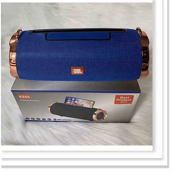 Loa bluetooth JBL K-855 Có dây đeo thời trang, có khay để điện thoại, loa nghe lớn hay.