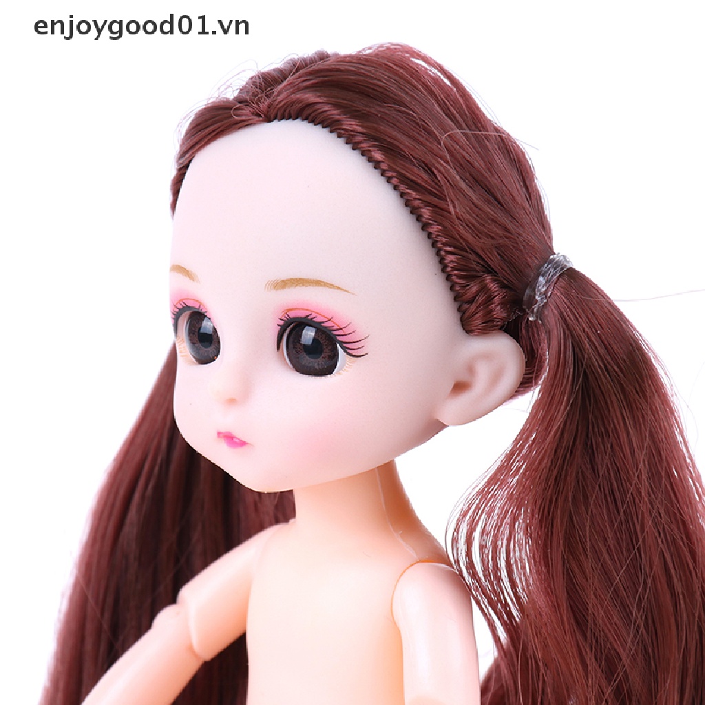 Búp Bê Em Bé Tóc Hồng Có Thể Di Chuyển 16cm 13Cm Dễ Thương