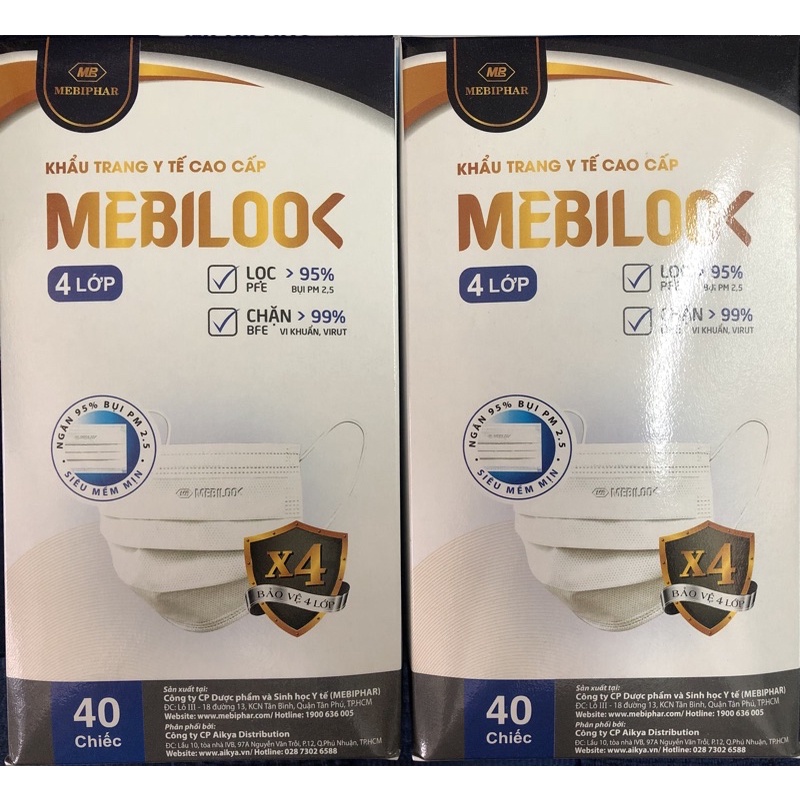 Khẩu Trang y tế cao cấp MEBILOOK