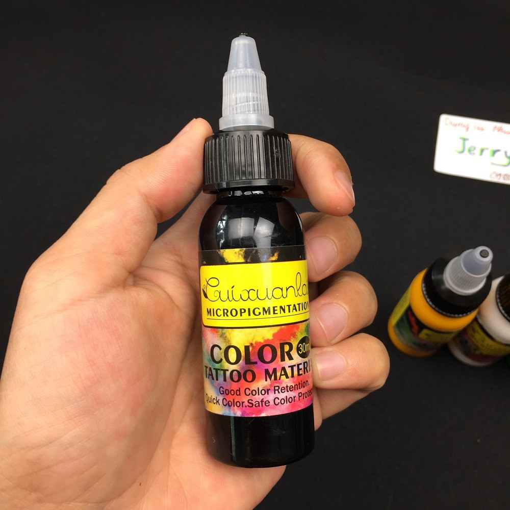 Mực tatto xăm hình mini hữu cơ siêu đẹp bám màu nhanh