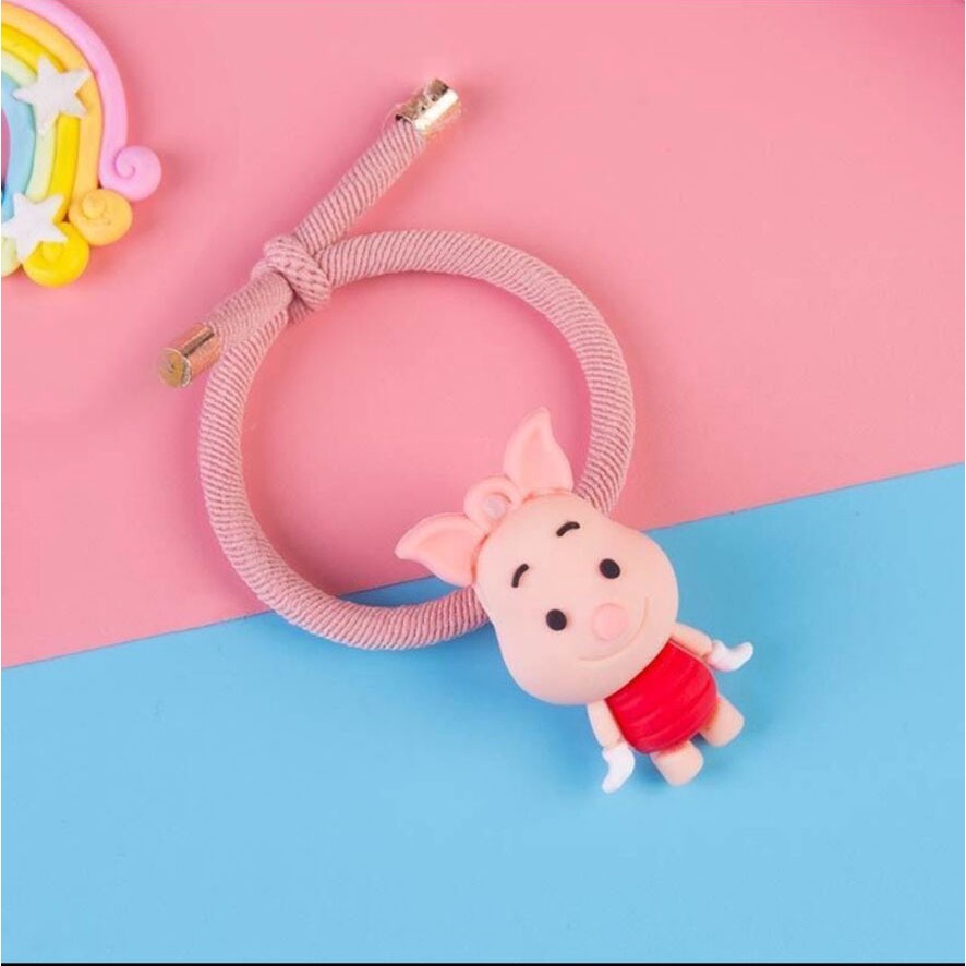 Donald Duck Dây Cột Tóc Cao Su Hình Chuột Mickey Minnie / Vịt Donald Dễ Thương