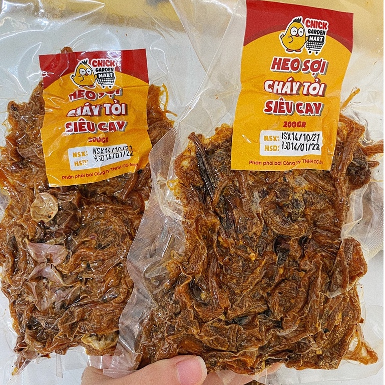 Heo Khô Cháy Tỏi, Bò Ẩm Miếng, Đồ Ăn Vặt - Chick Garden | BigBuy360 - bigbuy360.vn