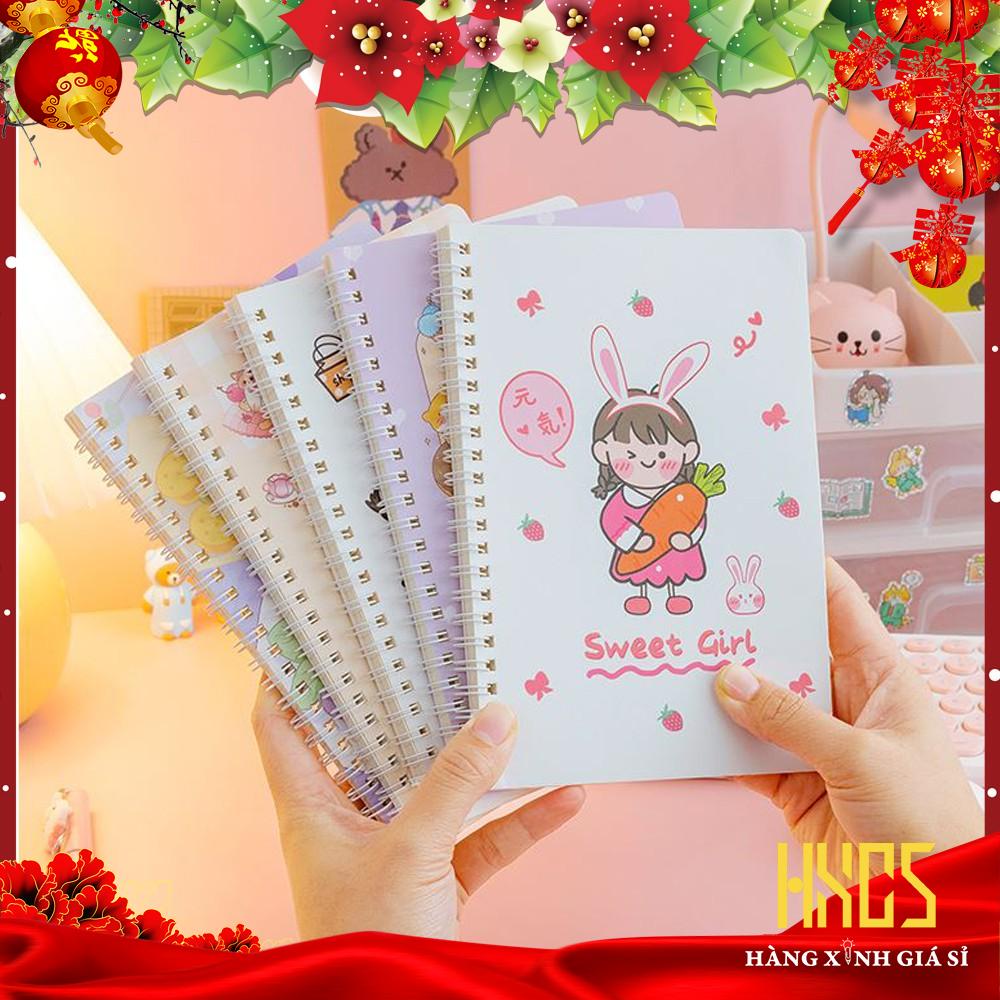 ⚜️⚜️[ MẪU MỚI ] ⚜️⚜️ SỔ LÒ XO A5 GOOD GIRLS, SỔ TAY KẺ NGANG, kích thước A5 - 140x207mm, 120 trang.