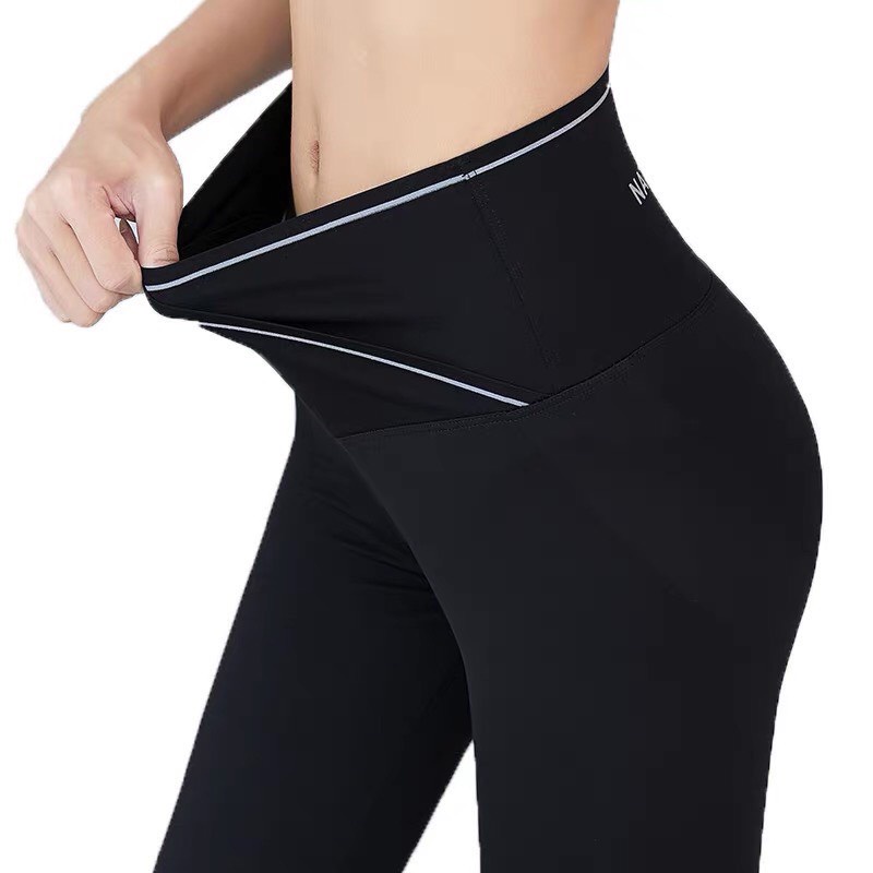 Quần legging nữ cạp cao hot chất umi loại 1 đanh mịn gen bụng nâng mông và gọn đùi QLG038