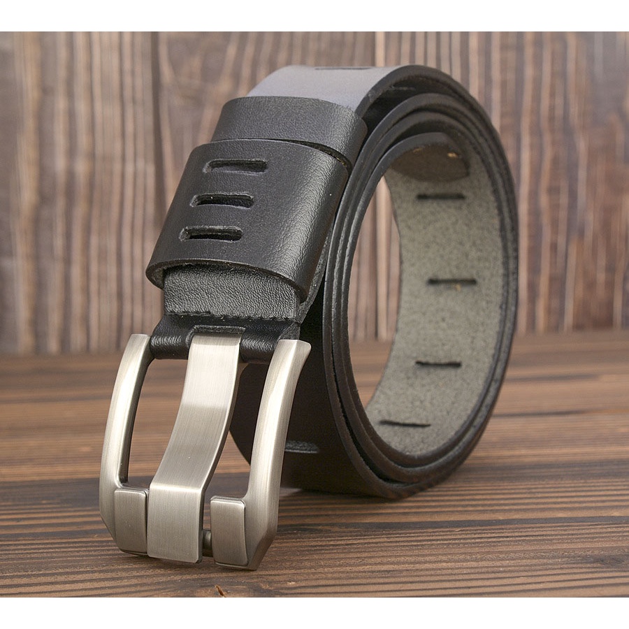 Thắt Lưng Nam Cao Cấp Dây Lưng Nam Mặt Khóa Kim Nguyên Khối K025 Phong Cách Thời Trang Hàn Quốc Lịch Lãm