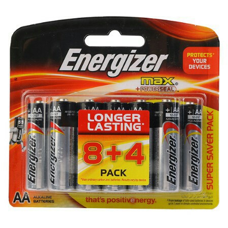 Pin AA Energizer Alkaline Max - Pin Tiểu E91 Vỉ 12 Viên