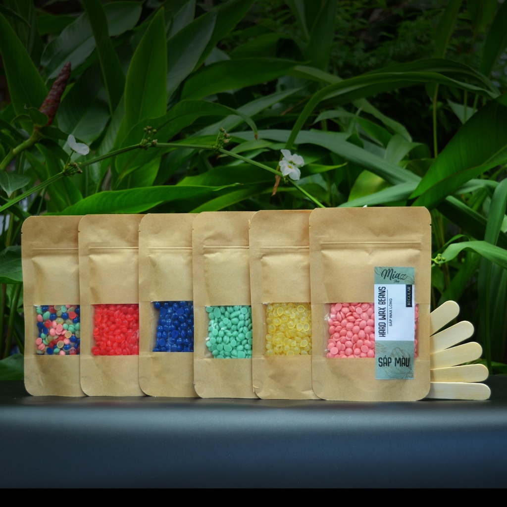 Sáp WAX HARD WAX BEANS  Bịch cực xịn sò , Bịch nhỏ 100g có nhiều màu dễ thương để khách iu lựa chọn