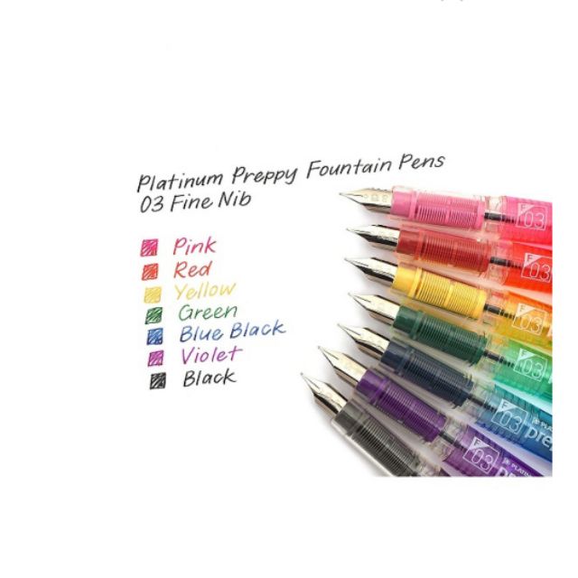 Bút máy Preppy Nhật Bản (có đầu mực thay)