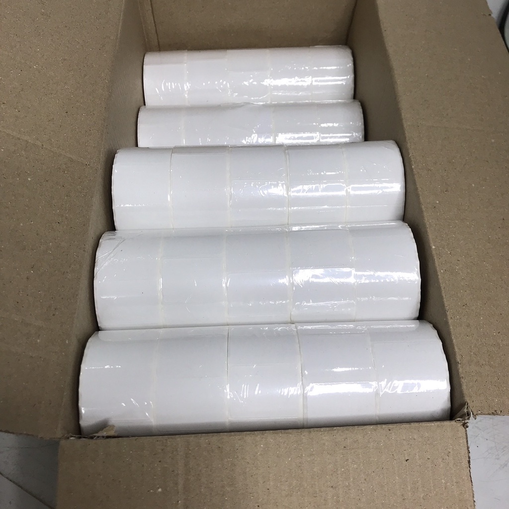 Giấy in tem trà sữa 40x30, Decal nhiệt 40x30, 950 tem/ cuộn